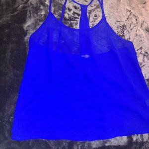 Royal blue top
